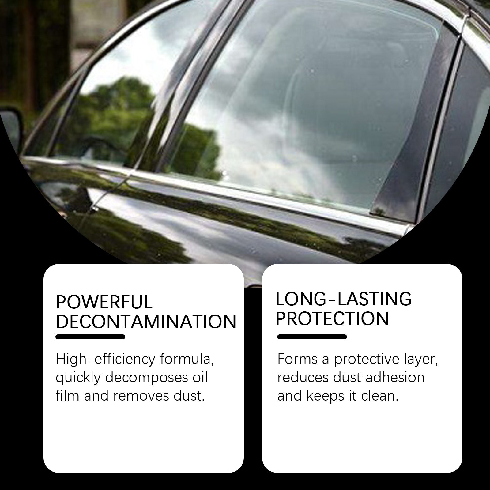 Car Glass Polishing Powder Window Cleaning Decontamination Waterproof Cleaning Rain Car Glass Cleaning Powder