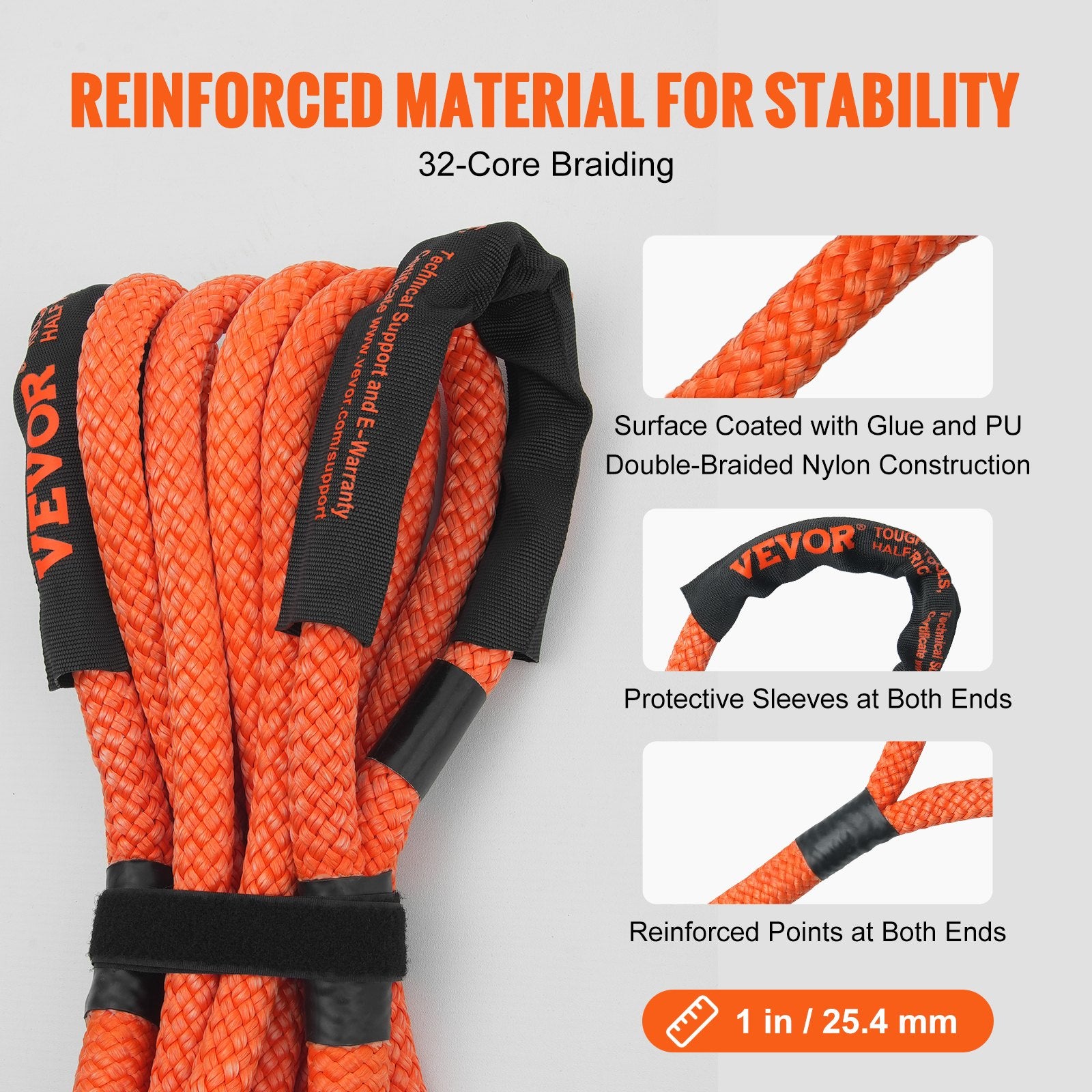 ‘Snatch’ strap orange 6M